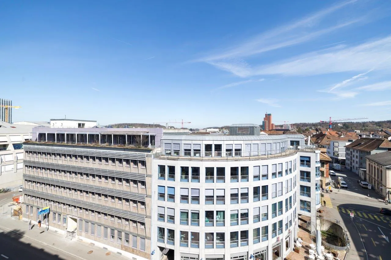 Blick aus dem Büro der plus-IT AG in Winterthur